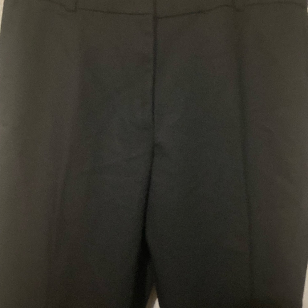 H&M Classic Black Tailored Women’s Regular Waist Flat Front Work Office Pants 10 - Picture 6 of 13